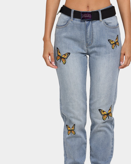Loiter Butterfly Jean Blue Wash