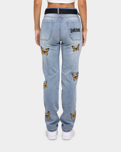 Loiter Butterfly Jean Blue Wash