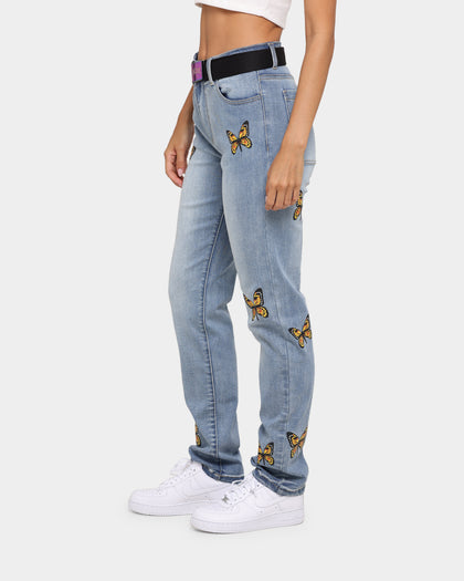 Loiter Butterfly Jean Blue Wash