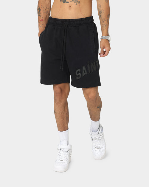 Saint Morta Kingdom Sweat Shorts Black