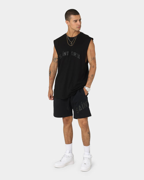 Saint Morta Kingdom Sweat Shorts Black