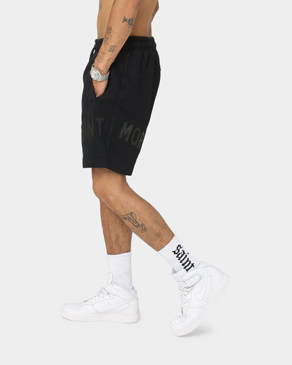 Saint Morta Kingdom Sweat Shorts Black
