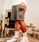 Last Kings Kingdom Sweat Shorts Grey Marble