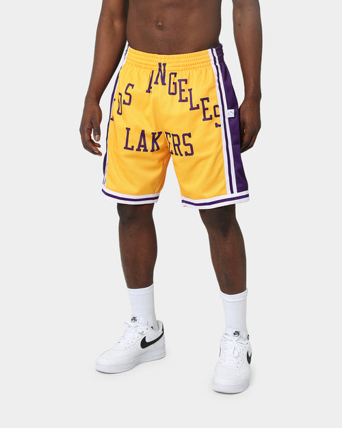 Mitchell & Ness Los Angeles Lakers Blown Out Short Gold