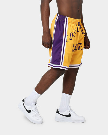 Mitchell & Ness Los Angeles Lakers Blown Out Short Gold