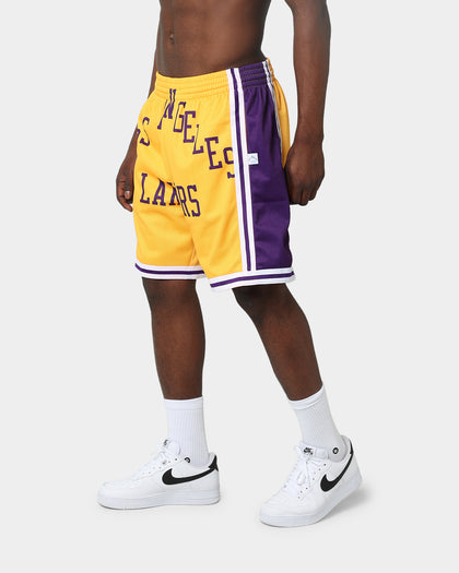 Mitchell & Ness Los Angeles Lakers Blown Out Short Gold