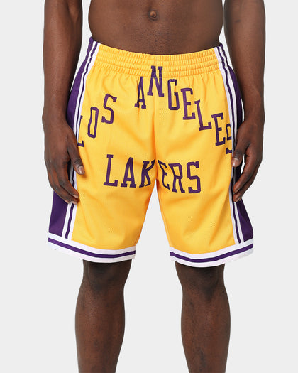 Mitchell & Ness Los Angeles Lakers Blown Out Short Gold