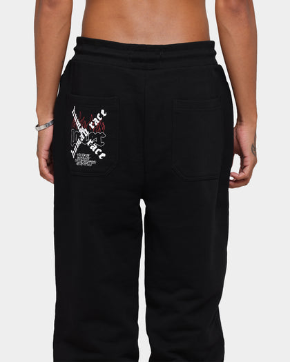 Loiter Chaos Multi Logo Track Pants Black