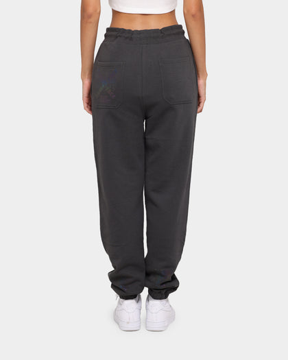Loiter Reflective Chaos Multi Logo Track Pants Charcoal