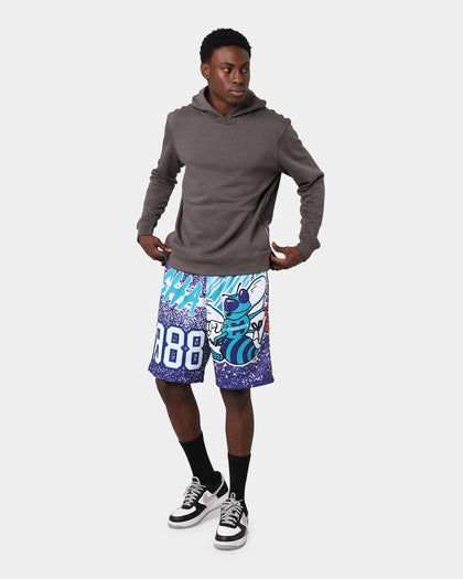 Mitchell & Ness Charlotte Hornets Jumbotron Sublimated Shorts Purple