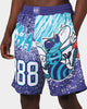 Mitchell & Ness Charlotte Hornets Jumbotron Sublimated Shorts Purple