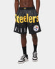 Mitchell & Ness Steelers Jumbotron Sublimated Shorts Black