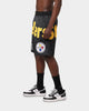 Mitchell & Ness Steelers Jumbotron Sublimated Shorts Black