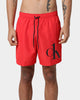 Calvin Klein Medium Drawstring Swim Shorts Fierce Red