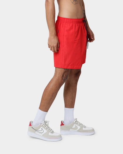 Calvin Klein Medium Drawstring Swim Shorts Fierce Red