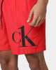 Calvin Klein Medium Drawstring Swim Shorts Fierce Red