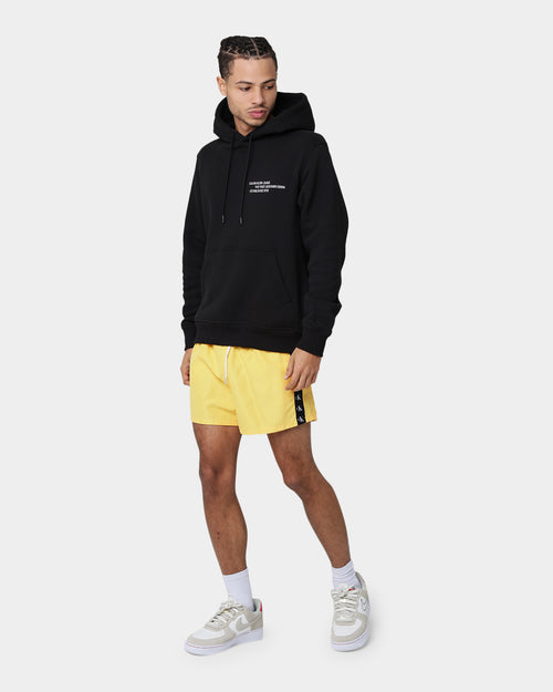 Calvin Klein Short Drawstring Swim Shorts Yellow Arch