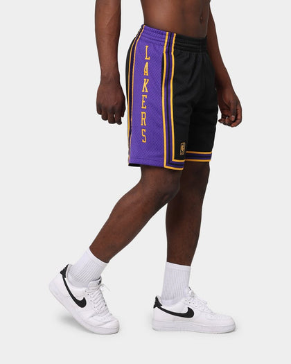 Mitchell & Ness Los Angeles Lakers 1996-'97 Swingman Shorts Black