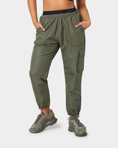 Reebok Women's Cardi B X Reebok Track Pants Hunter Green