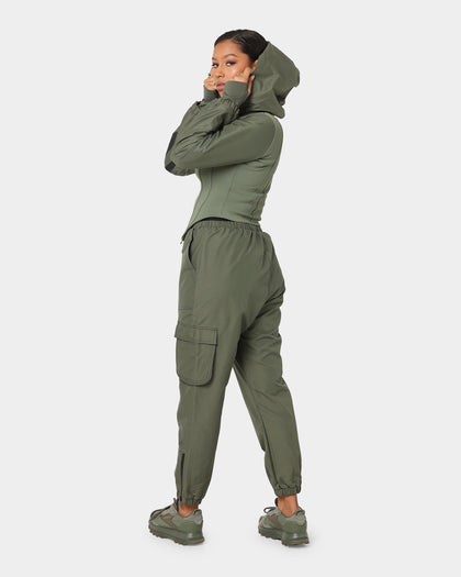 Reebok Women's Cardi B X Reebok Track Pants Hunter Green