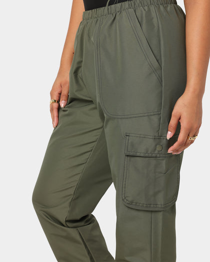 Reebok Women's Cardi B X Reebok Track Pants Hunter Green