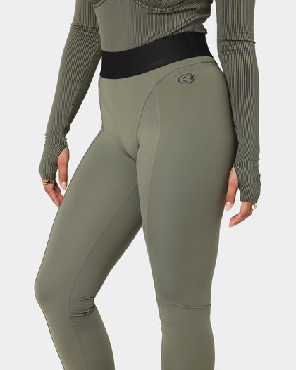 Reebok Women's Cardi B X Reebok Tights Hunter Green