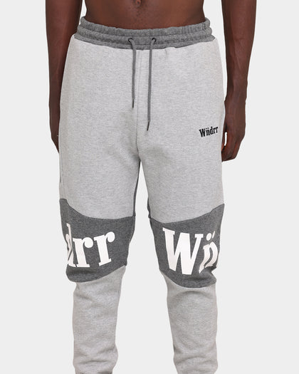 WNDRR Hamilton Tech Track Pant Grey Marle