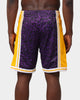 Mitchell & Ness Los Angeles Lakers Wild Life Swingman Shorts Purple