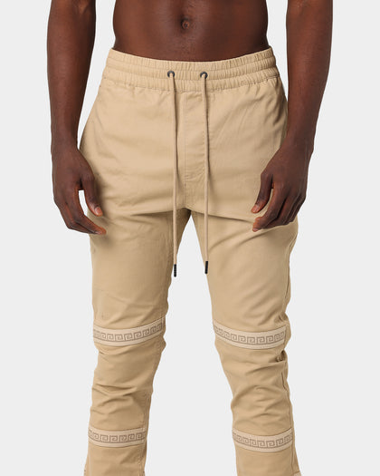 Last Kings Double Cross Over Jogger Tan