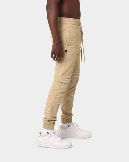 Last Kings Double Cross Over Jogger Tan