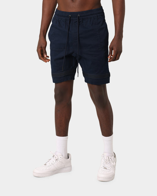 Last Kings Double Cross Over Shorts Navy
