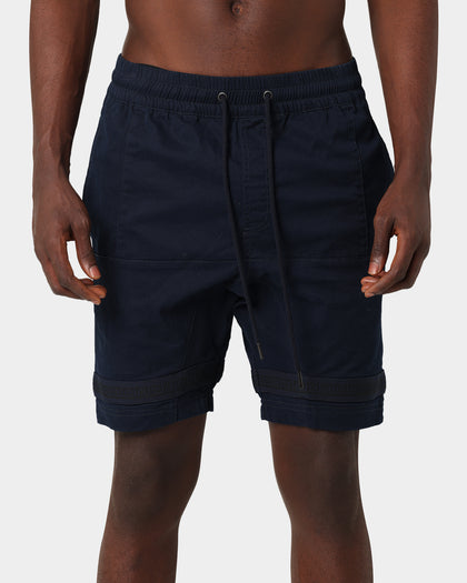 Last Kings Double Cross Over Shorts Navy