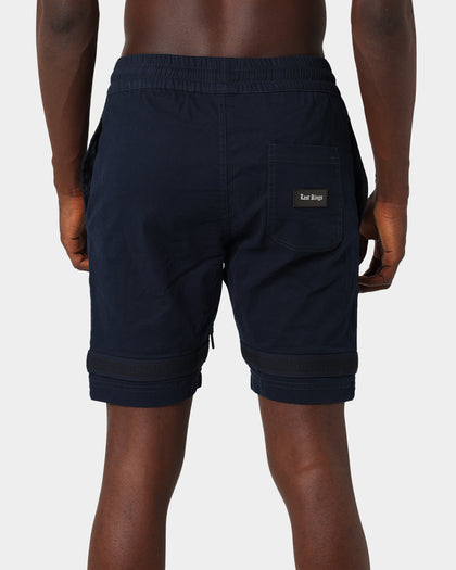 Last Kings Double Cross Over Shorts Navy