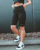 Champion Women's High Rise Bike Short Black/Gold