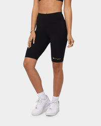 Champion Women's High Rise Bike Short Black/Gold