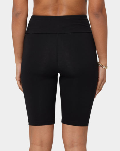 Champion Women's High Rise Bike Short Black/Gold