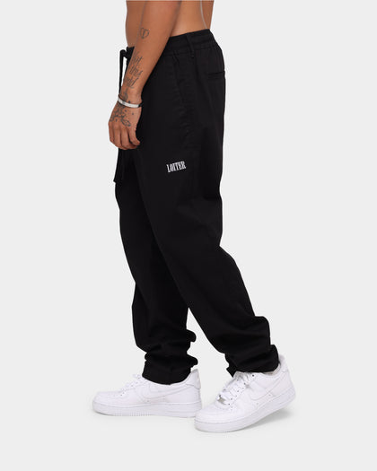 Loiter Butterfly Chain Trouser Black