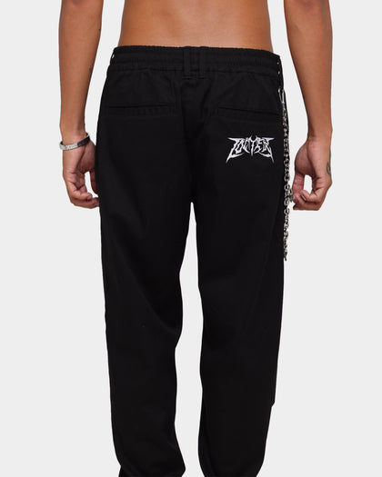 Loiter Butterfly Chain Trouser Black
