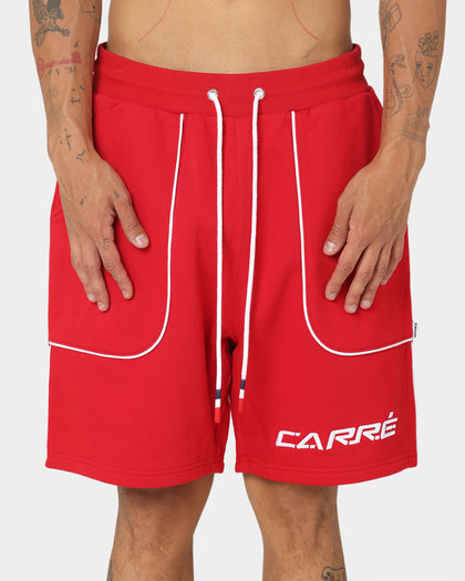 Carre Ange Track Shorts Red