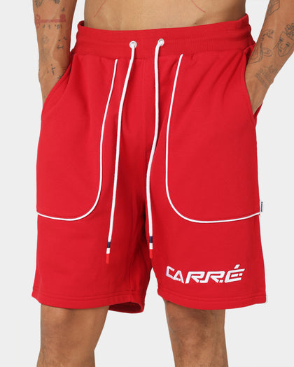 Carre Ange Track Shorts Red