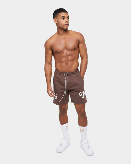 Carré Volle Sweat Short Dark Brown