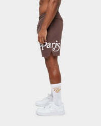 Carré Volle Sweat Short Dark Brown