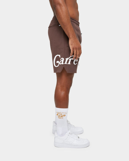 Carré Volle Sweat Short Dark Brown