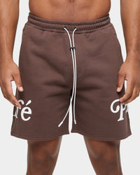 Carré Volle Sweat Short Dark Brown