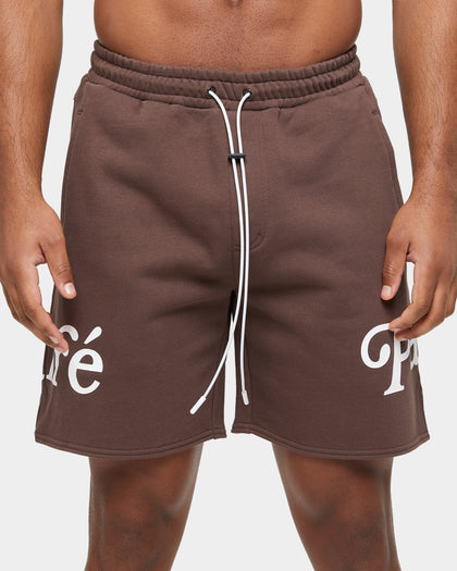 Carré Volle Sweat Short Dark Brown