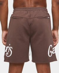 Carré Volle Sweat Short Dark Brown