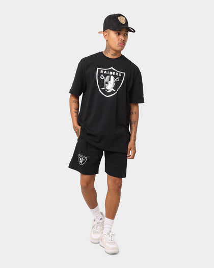 New Era Las Vegas Raiders "Metallic" Shorts Black/Silver