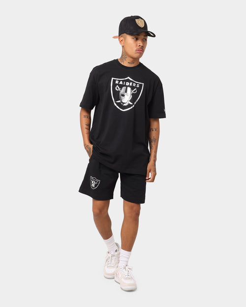 New Era Las Vegas Raiders "Metallic" Shorts Black/Silver