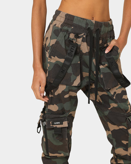 The Anti Order Armed Forces Elite Joggers Woodland Camo
