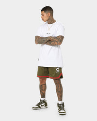 Saint Morta Envogue All-Star Basketball Shorts Khaki/Red